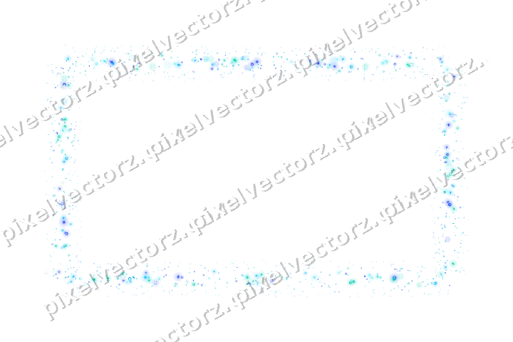 Nahtloser Glitzerrahmen in Türkis und Petrol auf transparentem Grund