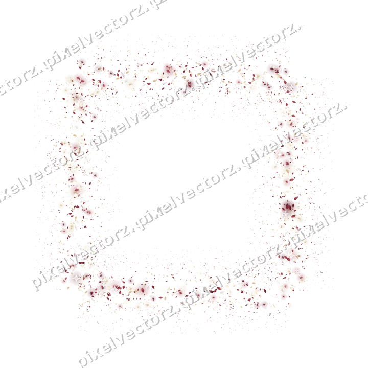 Nahtloser Glitzerrahmen aus Tropfen auf transparentem Grund