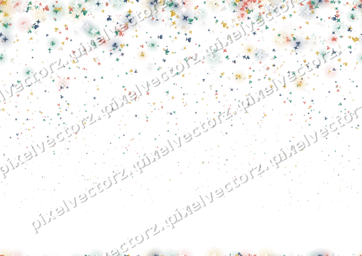 Nahtloser Glitzerregen in Bernstein und Grün auf transparentem Grund