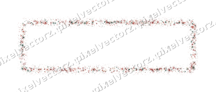 Nahtloser Glitzerrahmen aus Konfetti auf transparentem Grund