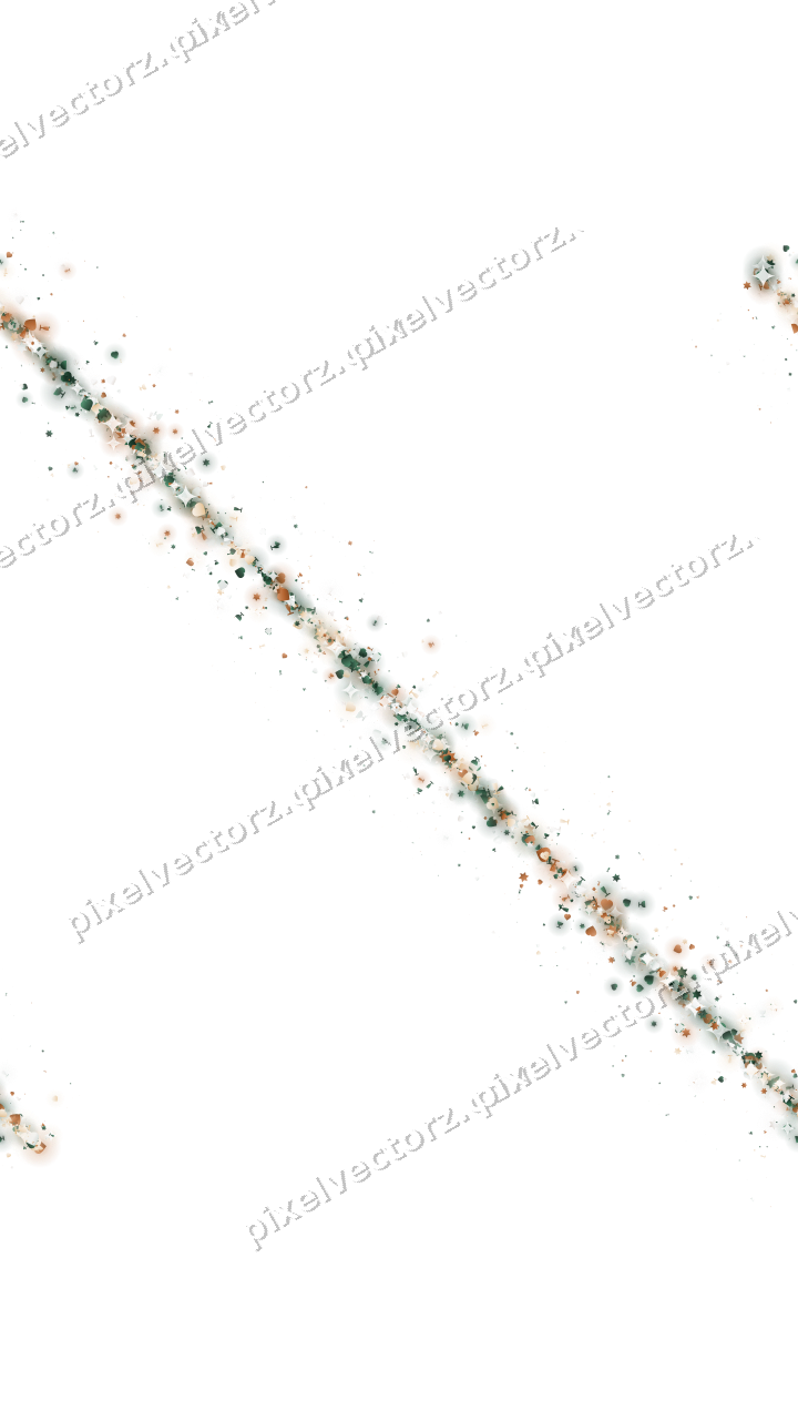 Nahtloses Glitzerband aus Sternen und Herzen auf transparentem Grund