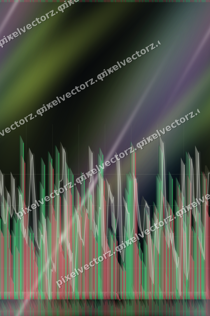Nahtloser Neon Diagramm Hintergrund in Limette und Bernstein