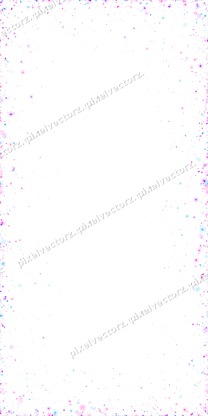 Nahtlose Glitzervignette in Magenta auf transparentem Grund