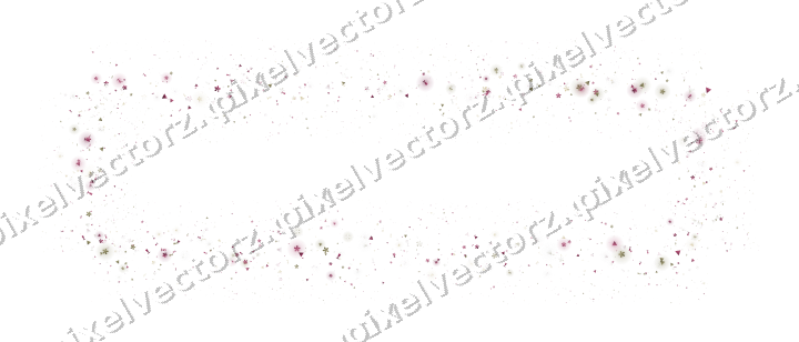 Nahtloser Glitzerrahmen in Dunkelrosa und Gelb auf transparentem Grund