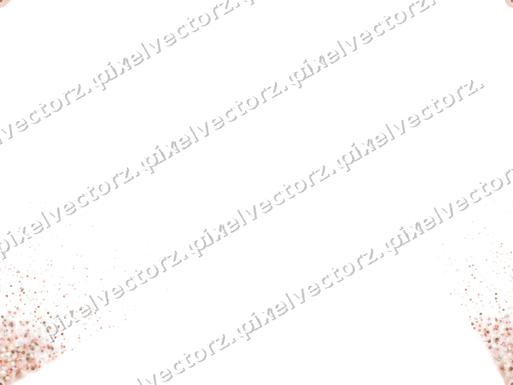 Nahtloser Glitzerfächer in Orange und Rot auf transparentem Grund