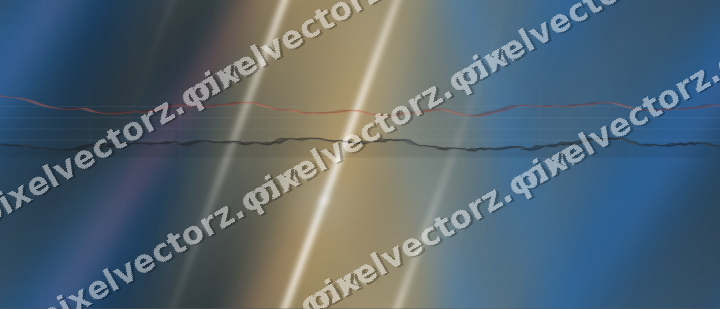 Nahtloser Neon Diagramm Hintergrund in Blau und Rot