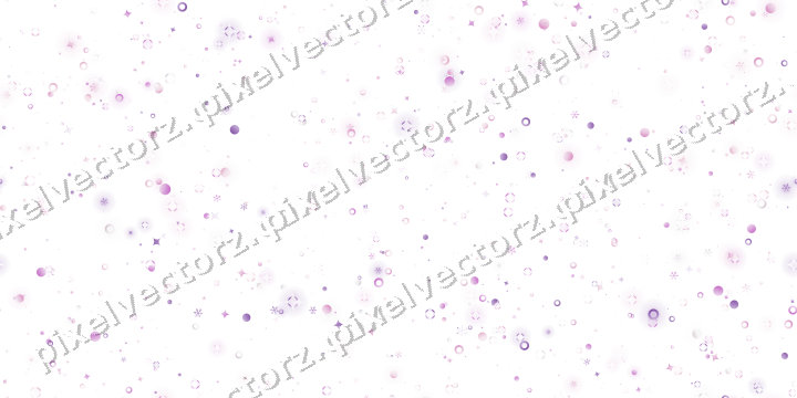 Nahtlose Glitzerstreuung in Magenta auf transparentem Grund