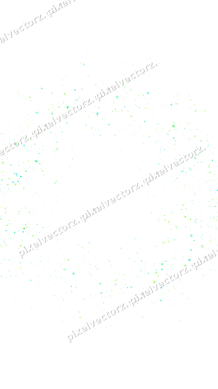 Nahtloser Glitzerkranz aus Funken und Herzen auf transparentem Grund