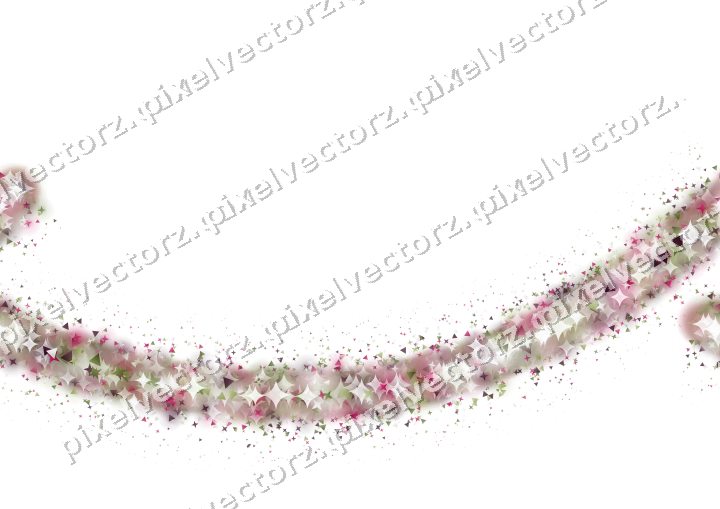 Nahtloser Glitzerbogen in Limette und Rosa auf transparentem Grund