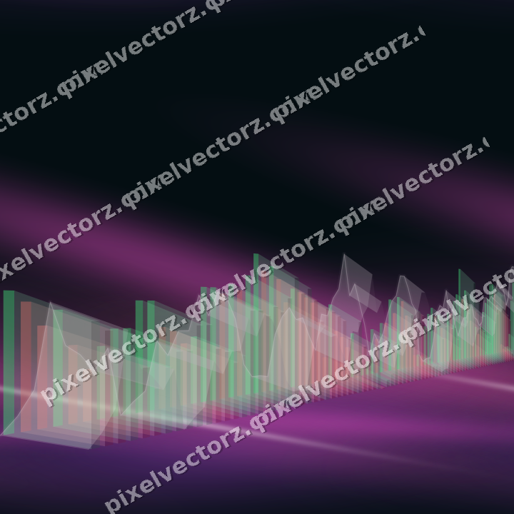 Nahtloser Neon Diagramm Hintergrund in Magenta und Violett
