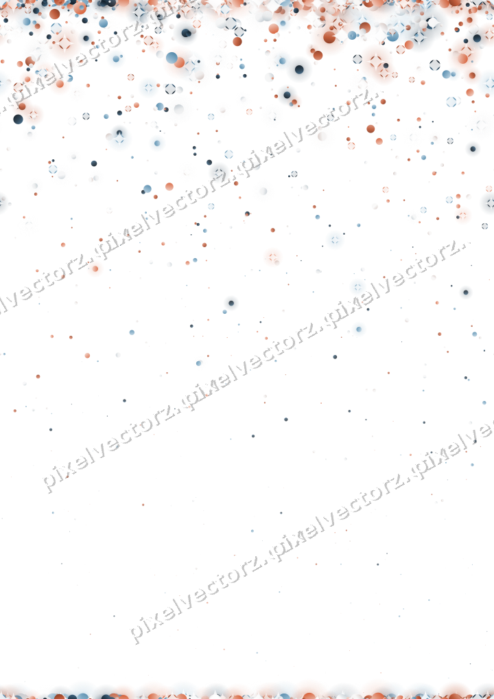 Nahtloser Glitzerregen aus Punkten in Orange auf transparentem Grund