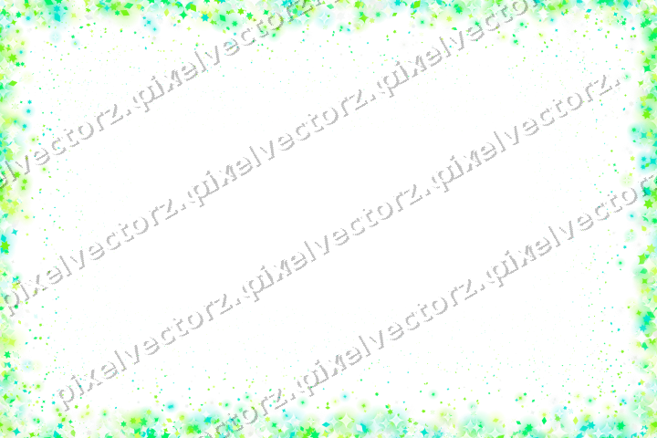Nahtlose Glitzervignette in Grün und Limette auf transparentem Grund