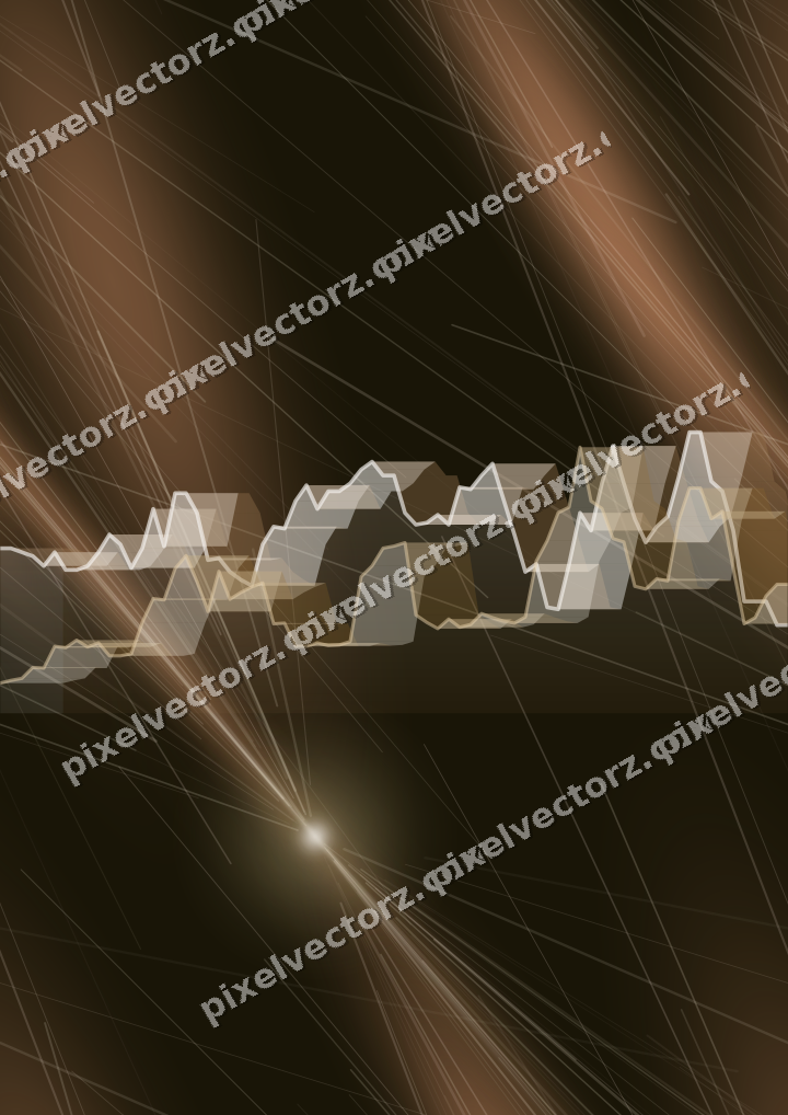 Nahtloser Neon Diagramm Hintergrund in Bernstein und Orange
