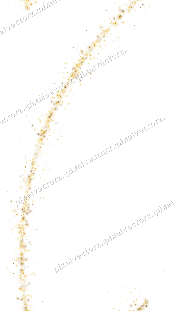 Nahtloser Glitzerbogen aus Funken auf transparentem Grund