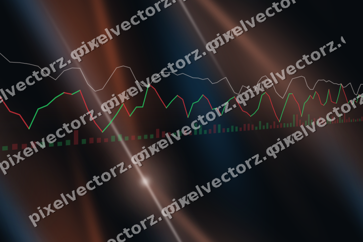 Nahtloser Neon Diagramm Hintergrund in Orange und Türkis