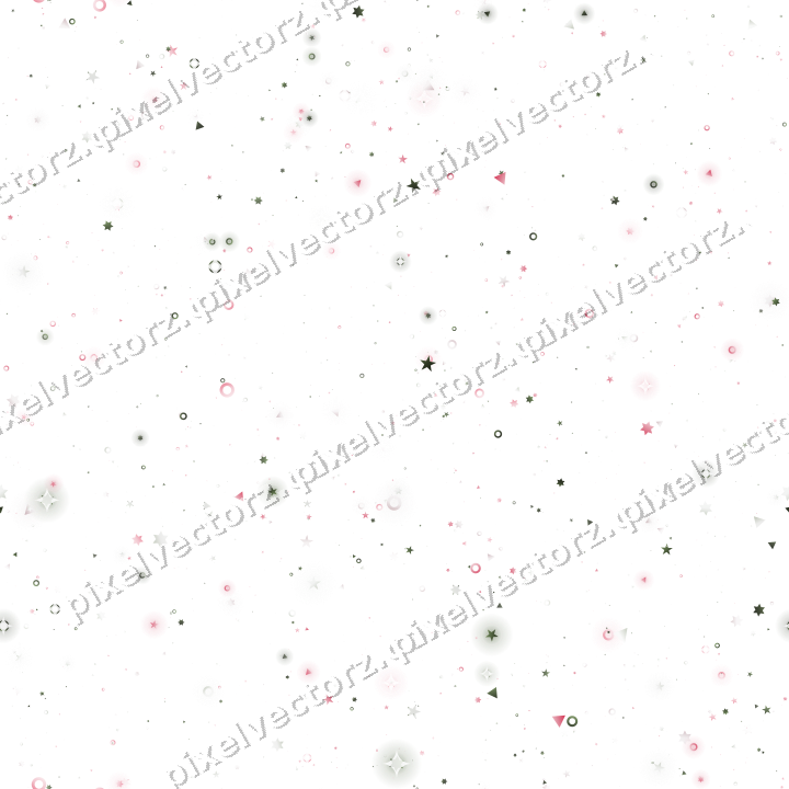 Nahtlose Glitzerstreuung in Rosa auf transparentem Grund