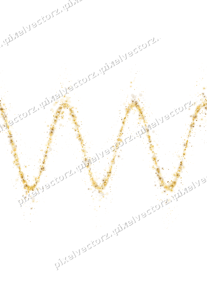 Nahtlose Glitzerwelle aus Sternen und Tropfen auf transparentem Grund
