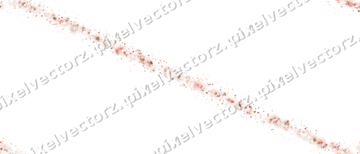 Nahtloses Glitzerband aus Herzen und Tropfen auf transparentem Grund