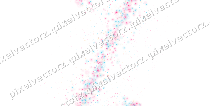 Nahtloses Glitzerband aus Dreiecken in Rosa auf transparentem Grund