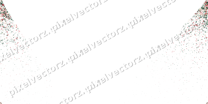 Nahtloser Glitzerfächer in Dunkelgrün und Rot auf transparentem Grund