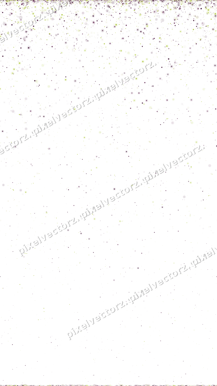 Nahtloser Glitzerregen aus Funken und Blüten auf transparentem Grund