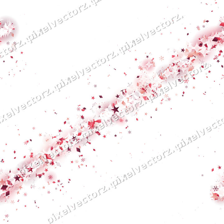 Nahtloses Glitzerband in Rosa und Rot auf transparentem Grund