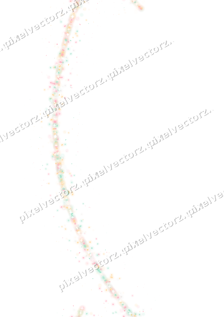 Nahtloser Glitzerbogen in Blassrosa auf transparentem Grund