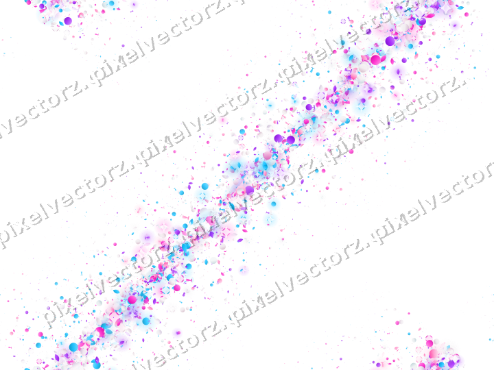Nahtloses Glitzerband in Magenta und Violett auf transparentem Grund