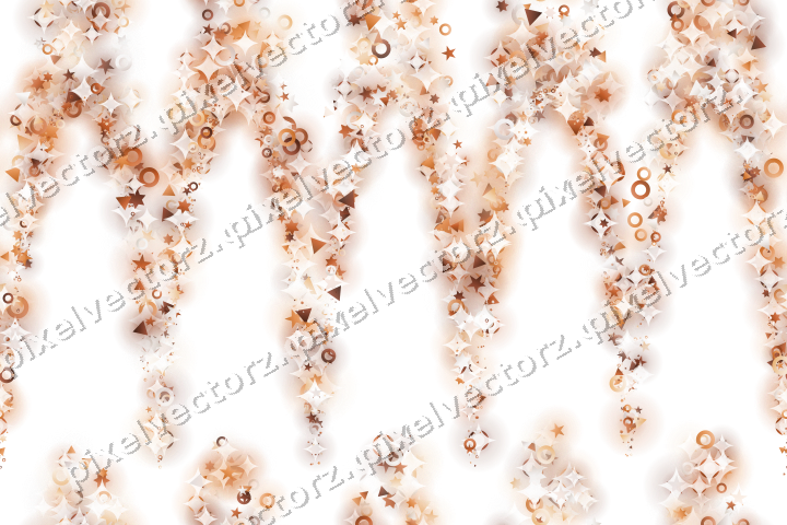 Nahtlose Glitzergirlande auf transparentem Grund