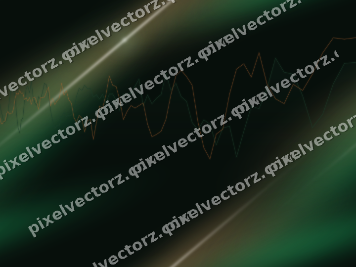 Nahtloser Neon Diagramm Hintergrund in Grün und Orange
