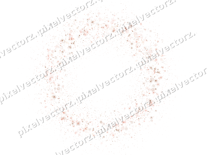 Nahtloser Glitzerkranz in Orange und Rot auf transparentem Grund