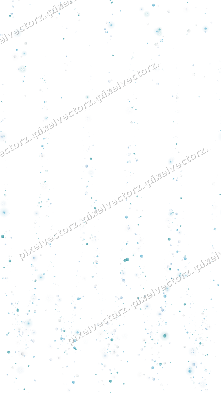 Nahtlose Glitzergirlande in Türkis auf transparentem Grund
