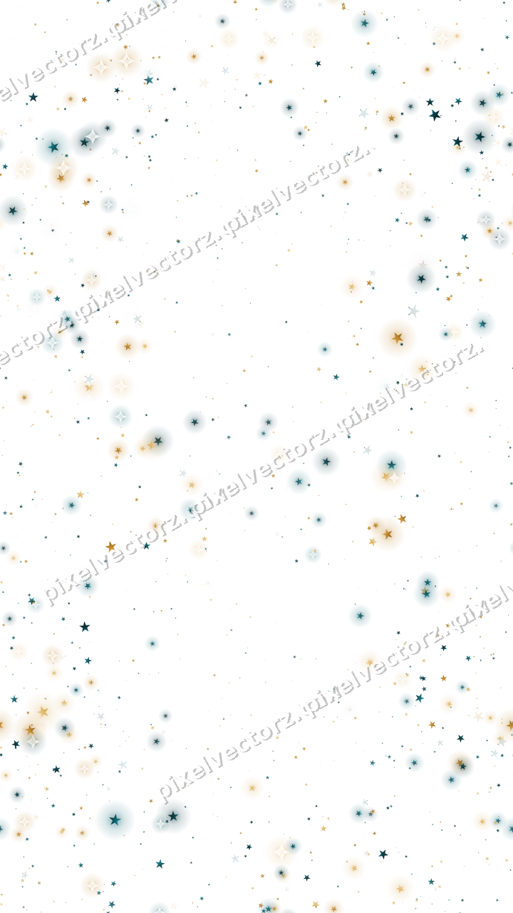 Nahtloser Glitzerkranz aus Sternen auf transparentem Grund