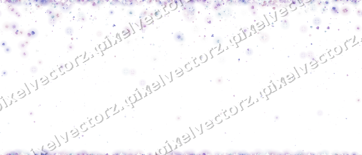 Nahtloser Glitzerregen in Violett und Blau auf transparentem Grund