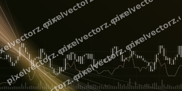Leuchtender Neon Diagramm Hintergrund in Bernstein und Orange