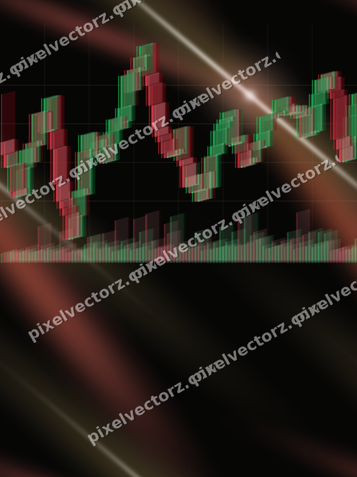 Nahtloser Neon Diagramm Hintergrund in Rot und Bernstein