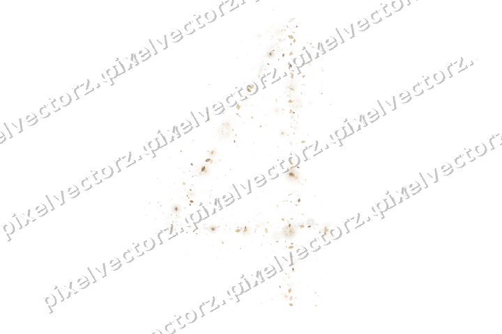 Nahtlose Glitzerzahl 4 aus Tropfen und Rauten auf transparentem Grund