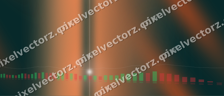 Nahtloser Neon Diagramm Hintergrund in Orange und Petrol