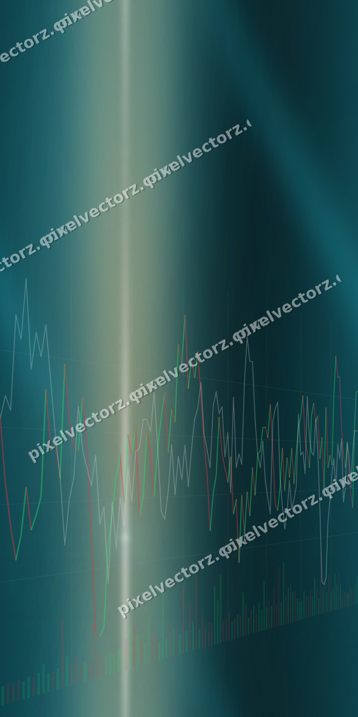 Nahtloser Neon Diagramm Hintergrund in Petrol und Orange
