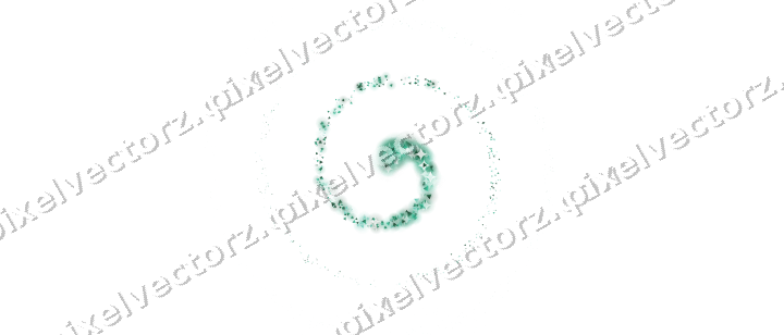 Nahtlose Glitzerspirale aus Dreiecken auf transparentem Grund