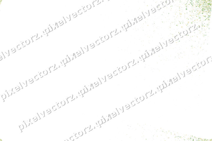 Nahtloser Glitzerfächer aus Blüten in Limette auf transparentem Grund