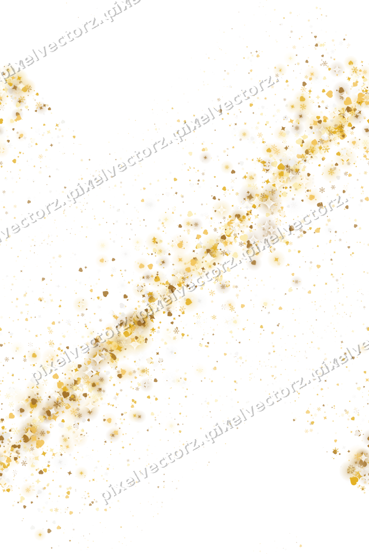 Nahtloses Glitzerband auf transparentem Grund