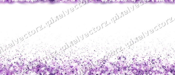 Nahtloser Glitzeraufstieg in Violett auf transparentem Grund