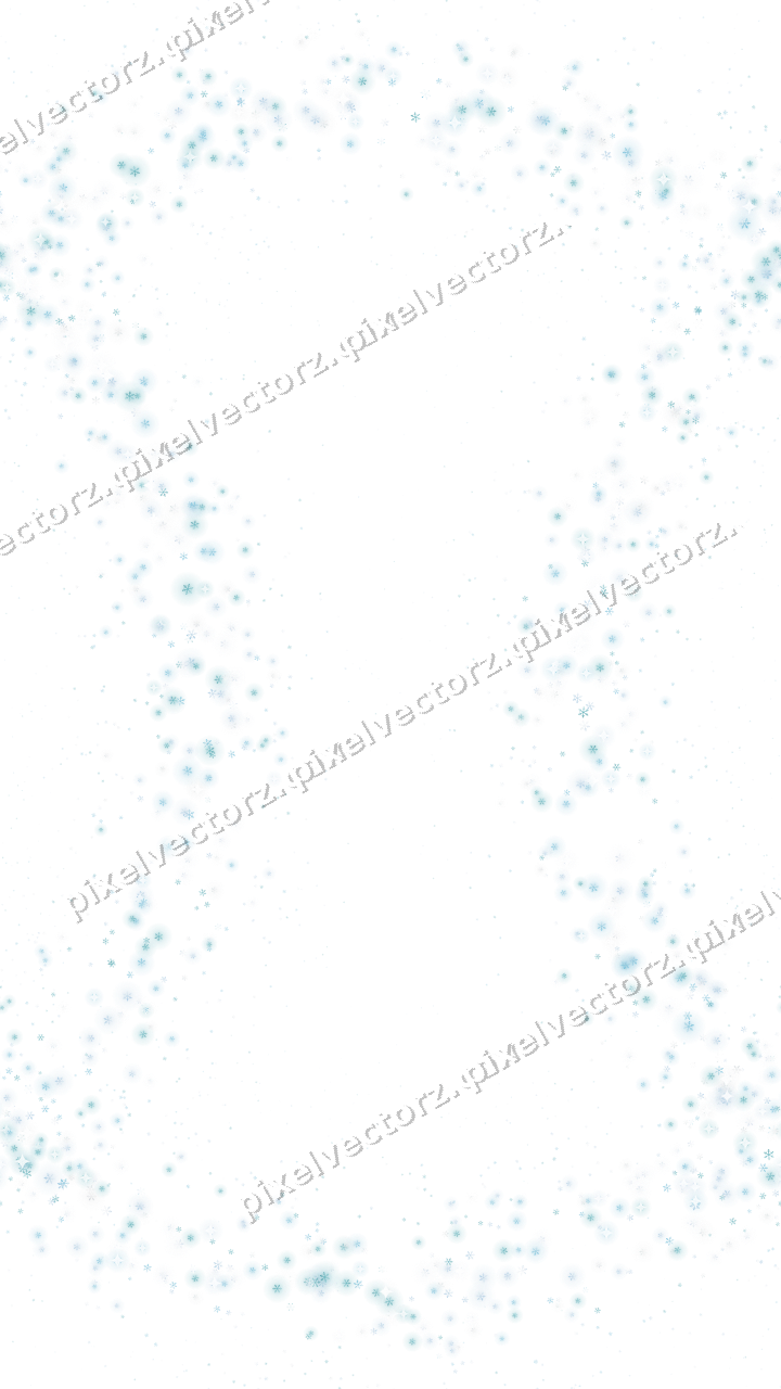 Nahtloser Glitzerkranz aus Schneeflocken auf transparentem Grund