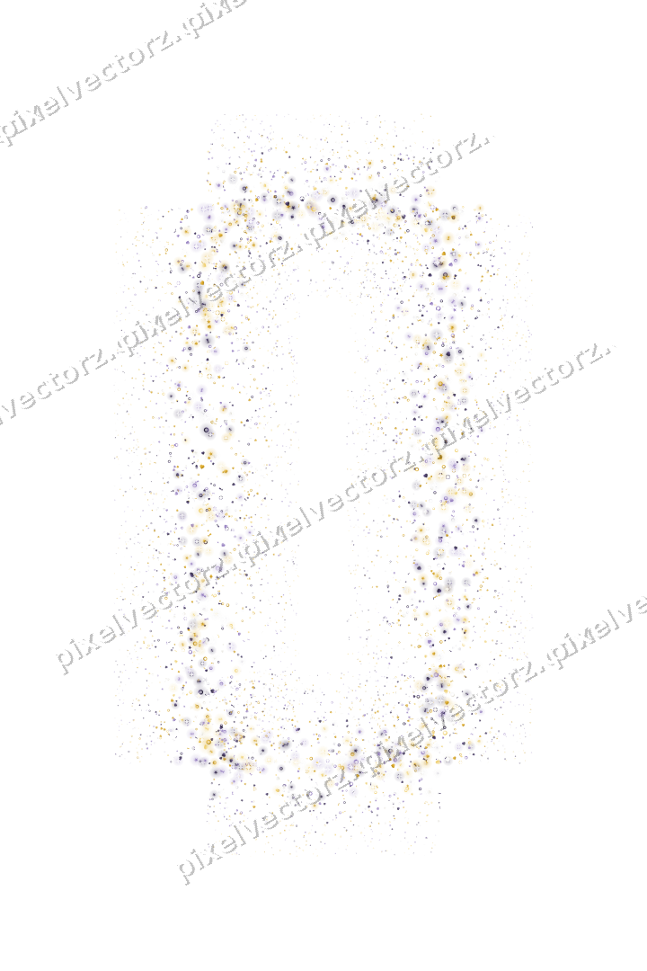 Nahtloser Glitzerrahmen aus Sternen und Herzen auf transparentem Grund