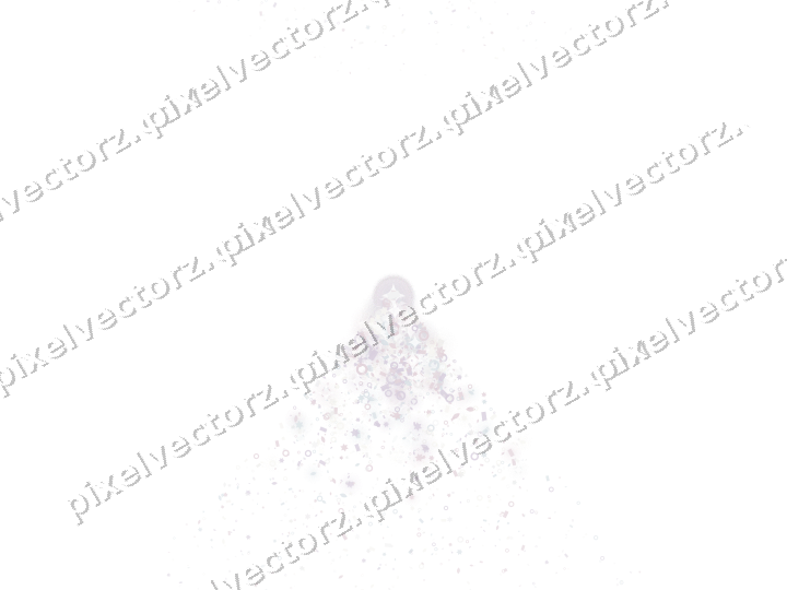 Nahtloser Glitzerfächer in Blassrosa auf transparentem Grund