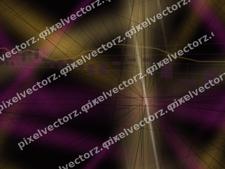 Nahtloser Neon Diagramm Hintergrund in Magenta und Bernstein