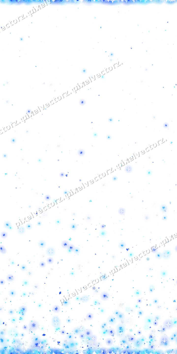 Nahtloser Glitzeraufstieg in Türkis und Blau auf transparentem Grund