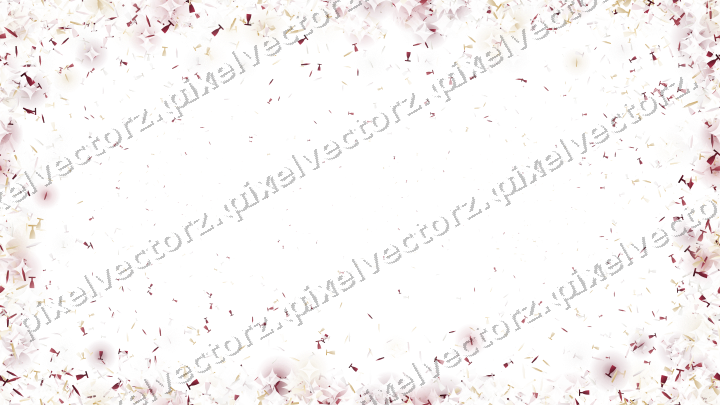 Nahtlose Glitzervignette in Dunkelrosa und Rot auf transparentem Grund