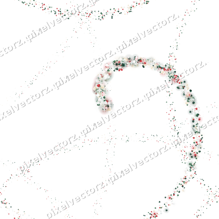 Nahtlose Glitzerspirale aus Herzen auf transparentem Grund
